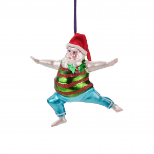 SANTA YOGA POSE DU GUERRIER